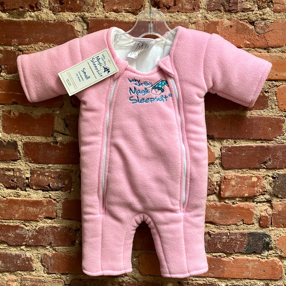 NWT Baby Merlin’s Magic Sleepsuit - pink fleece